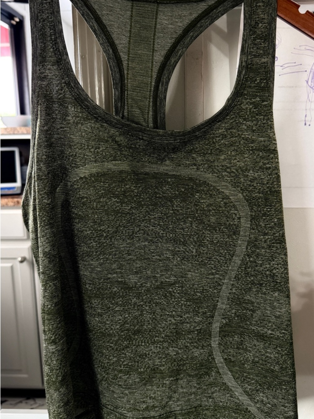 lululemon athletica Olive Green Seamless Racerback Tank